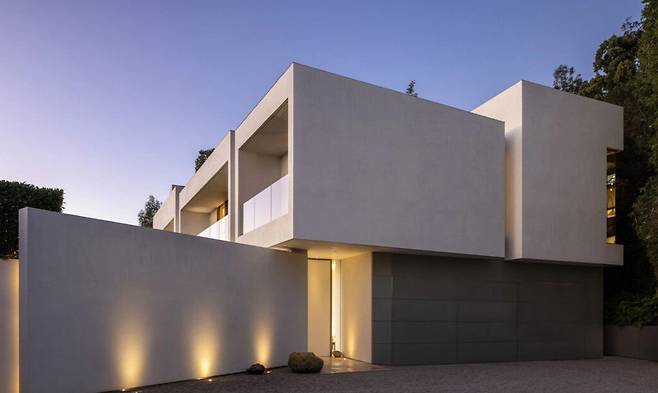 방시혁의 저택 전경 및 내부, 사진 힐튼&하이랜드