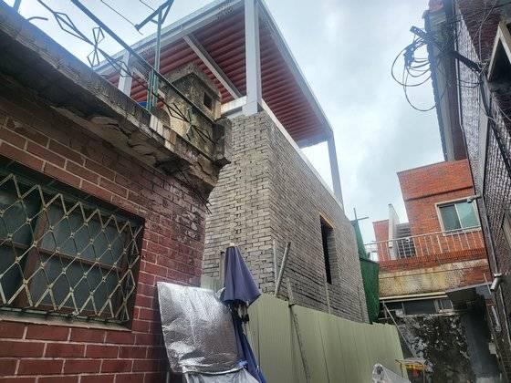 대구 북구 대현동에 건축 중인 이슬람 사원. 대구=백경서 기자