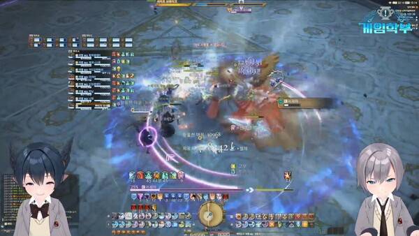 - 24인 레이드를 공략하는 테이와 테미