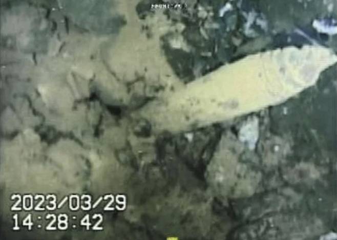 제폐로연구개발기구(IRID)가 지난달 28~31일 수중 로봇이 촬영한 후쿠시마 제1원전 1호기 원자로 내부 영상을 공개했다. [사진 = 지지통신 갈무리]