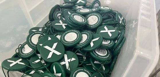 스탁엑스의 검수 인증 택. 박영민 기자