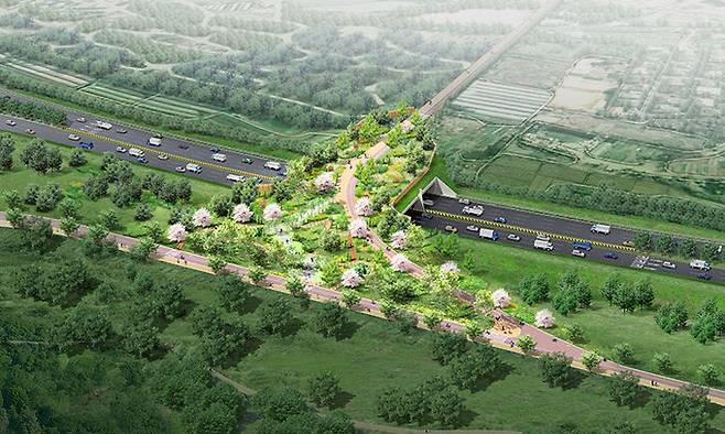 광나루한강공원과 암사동 유적 사이에 조성될 암사 초록길. 서울시 제공