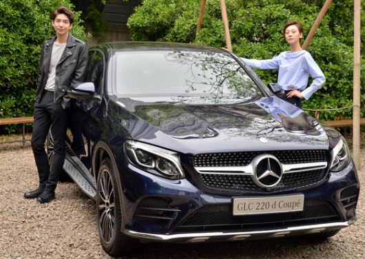 벤츠의 SUV 차량 'GLC 220d 쿠페'(2017.4.20.)./사진=뉴스1