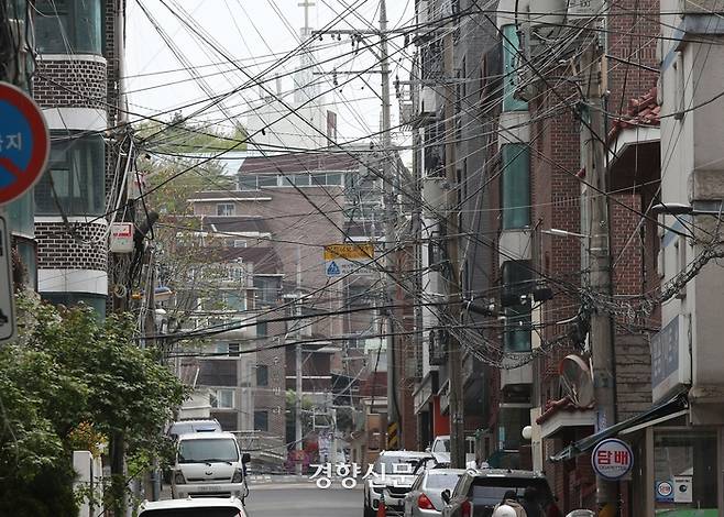 서울 강서구 빌라 밀집 지역의 모습. 한수빈 기자