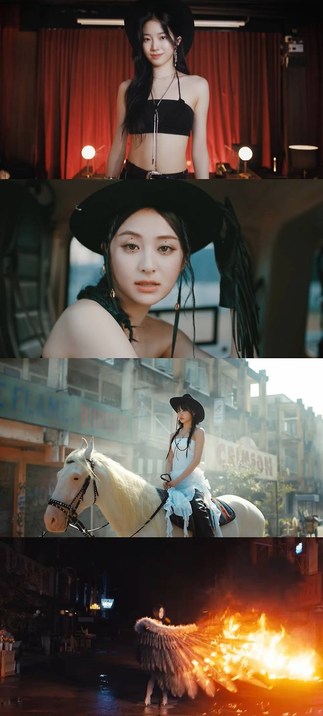 /사진=르세라핌 '언포기븐' MV 캡처