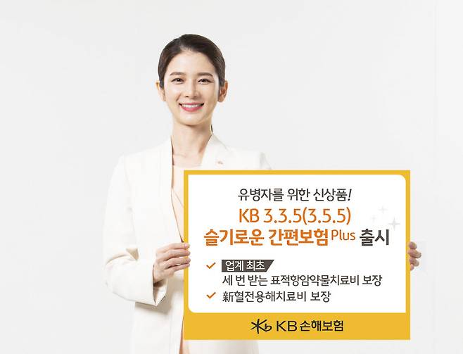 KB손해보험은 보험료를 낮추고 보장구조를 개편·확대한 KB 3.3.5 슬기로운 간편건강보험 Plus와 KB 3.5.5 오! 슬기로운 간편건강보험 Plus를 출시했다고 2일 밝혔다.