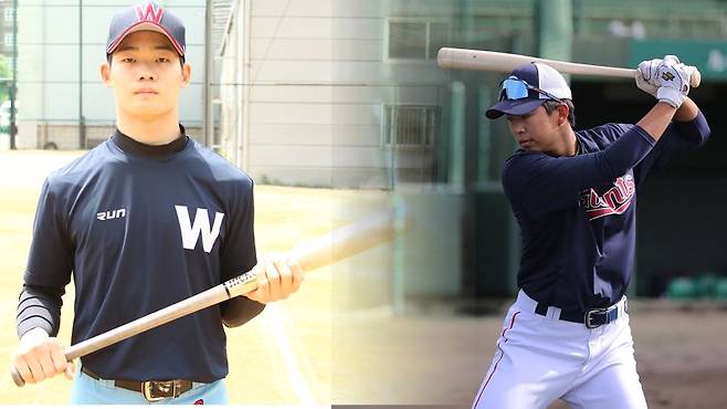 휘문고 선후배 정안석(왼쪽)과 김민석(오른쪽)