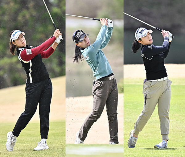 2023년 일본여자프로골프(JLPGA) 투어 메이저 대회인 월드 레이디스 챔피언십 살롱파스컵에 출전하는 박민지, 이소미, 김수지 프로. 사진제공=KLPGA