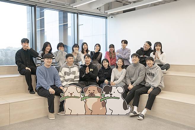 반려동물 걸음(산책) 기부 애플리케이션 '피리부는 강아지' 개발팀(사진 에임드)