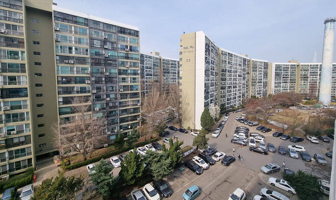 지난해 10월 정비구역 지정을 받은 서울 강남구 은마아파트 전경