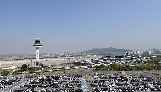 김포공항 전경.