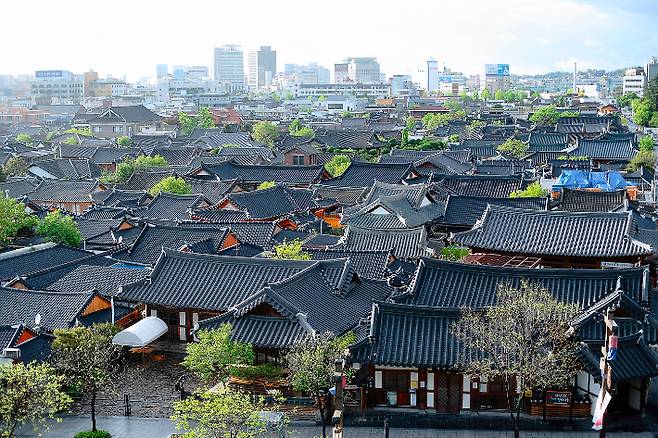 전주 한옥마을 전경. 전주시 제공