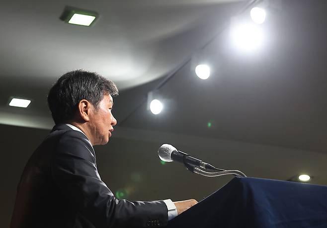 ▲ 정몽규 회장은 소통을 강조하며 홍보 등 언로 구축에 열을 올렸다. ⓒ연합뉴스
