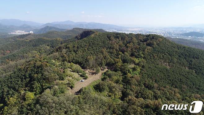 대구 팔거산성 전경.(대구 북구청 제공)