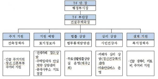 전세사기 피해자 지원 T·F팀 구성.