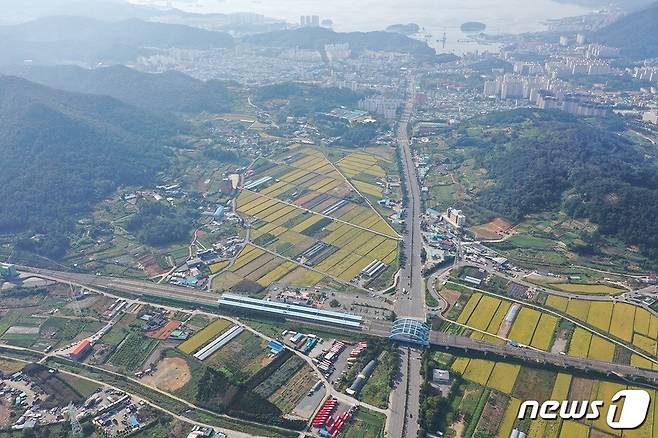 여수 여천역 주변지역.(여수시 제공)/뉴스1