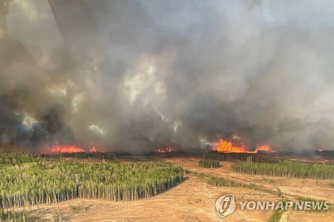 캐나다 산불 [로이터=연합뉴스]