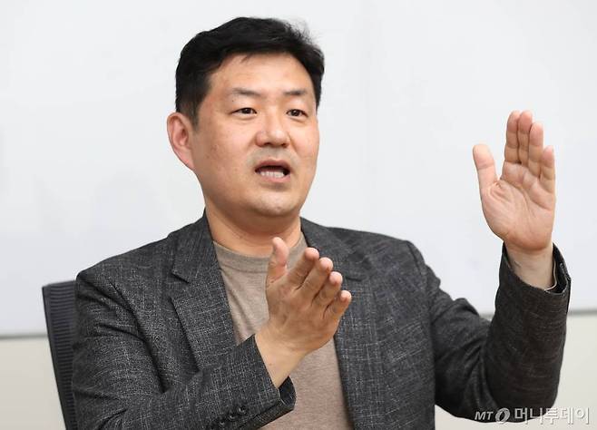 이재진 웅진씽크빅 대표 /사진=이기범 기자 leekb@