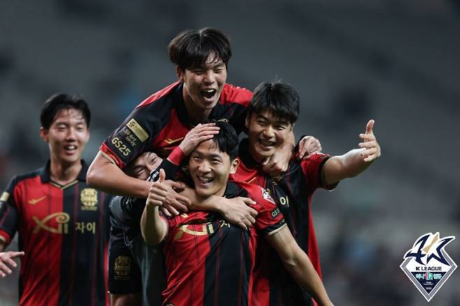 FC서울이 나상호의 환상골을 앞세워 광주FC를 꺾었다. 사진=한국프로축구연맹