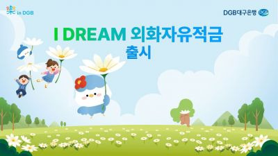 DGB대구은행, ‘IDREAM 외화자유적금’ 출시. 사진=DGB대구은행 제공