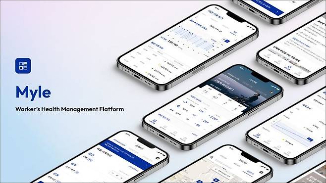 UNIST 김황·정두영 교수팀이 함께 참여한 근로자 건강관리 디지털 애플리케이션 '몸튼맘튼(Myle)'. UNIST 제공