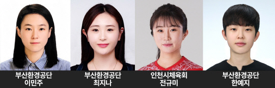 서천여고 출신 4명의 세팍타크로 선수들이 나란히 태극마크를 달고 오는 9월 항저우 아시안게임에 출전한다,사진=서천군 제공