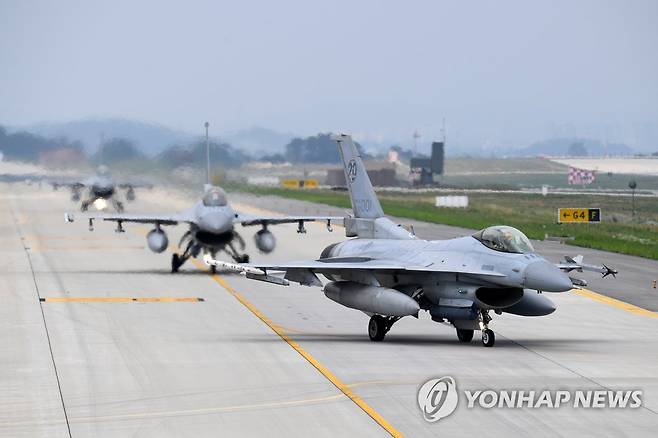 지난해 공중종합훈련 '소링 이글' 진행  공군은 2022년 6월 20일부터 24일까지 청주기지에서 대규모 전역급 공중종합훈련인 소링 이글(Soaring Eagle) 훈련을 진행했다.
 [공군 제공. 재판매 및 DB 금지]