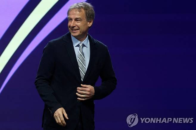 아시안컵 조 추첨식에 참석한 위르겐 클린스만 감독 [AFP=연합뉴스]