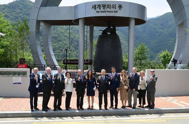 과거 한국을 찾은 전직연방의원협회(FMC) 방한단 [김창준한미연구원 제공]