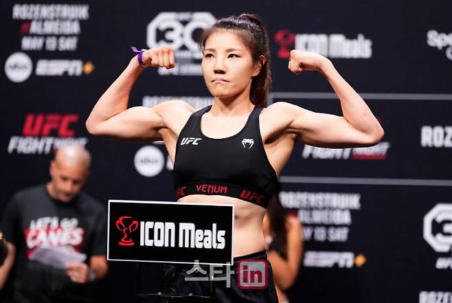 UFC에서 활약 중인 김지연. 사진=UFC