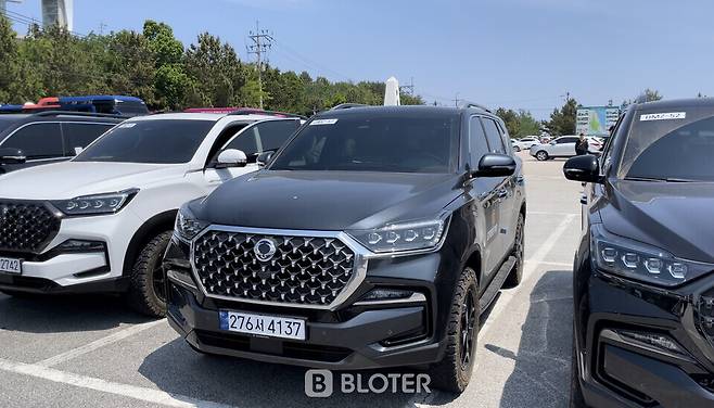 KG 모빌리티 렉스턴 뉴 아레나 (사진=조재환 기자)