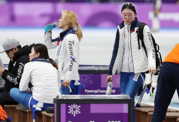 2018년 평창 동계올림픽 당시 김보름과 노선영/사진=연합뉴스