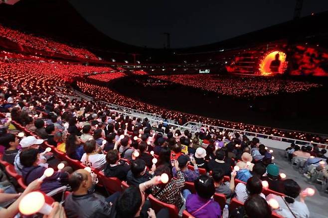 ‘2023 조용필&위대한탄생’ 서울 콘서트 현장. YPC, 인사이트엔터테인먼트 