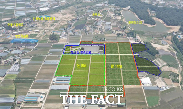 15일 강원도는 총 532억원의 예산을 투입해 춘천시 신북읍 유포리 1118번지 일원 25㏊ 규모의 부지에 강원도농산물원종장을 조성할 계획이라고 밝혔다. 강원도농산물원종장의 이전 착공식은 16일 열린다./강원도