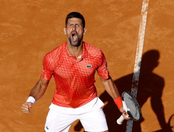 승리 후 포효하는 조코비치(사진=조코비치 SNS 캡처)