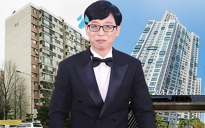 방송인 유재석이 살고 있는 서울 강남구 압구정동 ‘현대아파트’와 최근 이사한 집으로 잘못 알려진 서울 강남구 대치동 ‘래미안대치팰리스’. [매경DB]