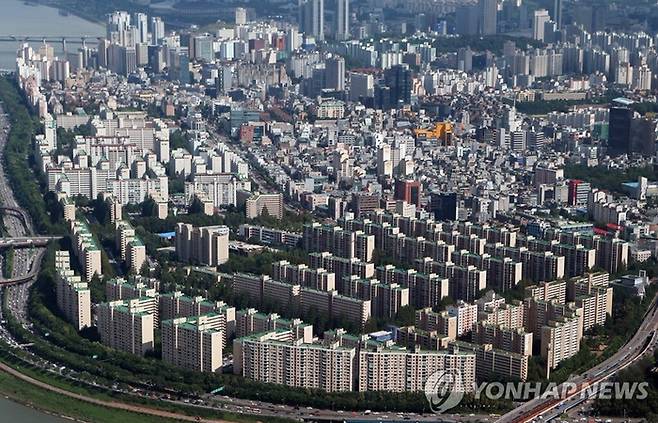 서울 강남구 압구정 아파트 일대 전경