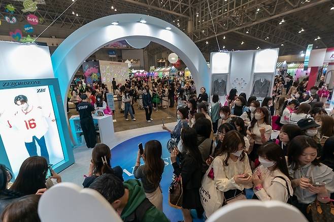 CJ ENM 이 5월 12일부터 14일까지 3일간 일본 ‘마쿠하리 멧세’에서 World’s No.1 K-Culture Festival <KCON JAPAN 2023(케이콘 재팬 2023)>을 개최했다. CJ ENM제공.