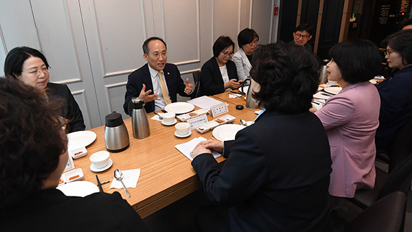 오찬 간담회에서 인사말 하는 추경호 경제부총리 [기획재정부 제공]