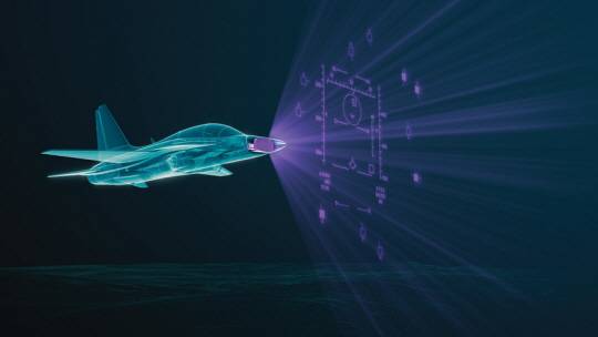 FA-50에 탑재될 레이시온사의 다중위상배열(AESA) 레이더 ‘팬텀스트라이크’ 형상도. 레이시온 제공