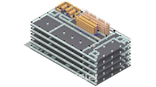 현대무벡스가구축할싸토리우스송도캠퍼스자동창고시스템계획도(이미지=현대무벡스)