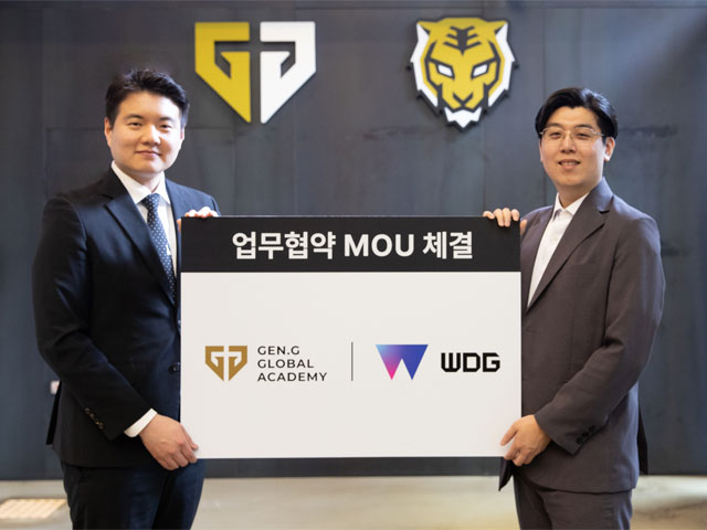 사진=WDG 제공, 젠지 이스포츠-WDG 업무협약