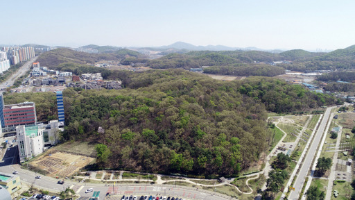 김포시 장기동 문화예술회관 건립 예정부지. 김포시 제공