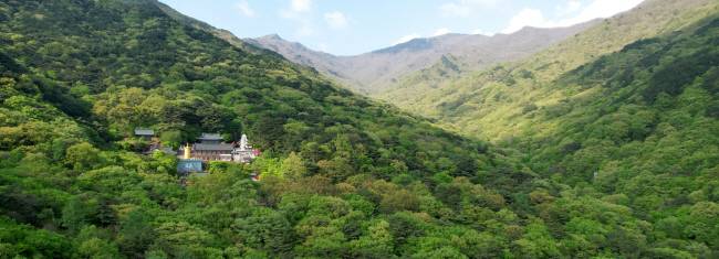 지리산 노고단 능선 아래 해발 560m 높이에 자리 잡고 있는 암자 연기암. 연기암은 연기조사가 화엄사를 창건하기 전에 토굴을 짓고 머물렀다고 전해지는 곳이다. 화엄사가 거느리는 산내 암자 가운데 가장 높고 먼 자리에 있다.