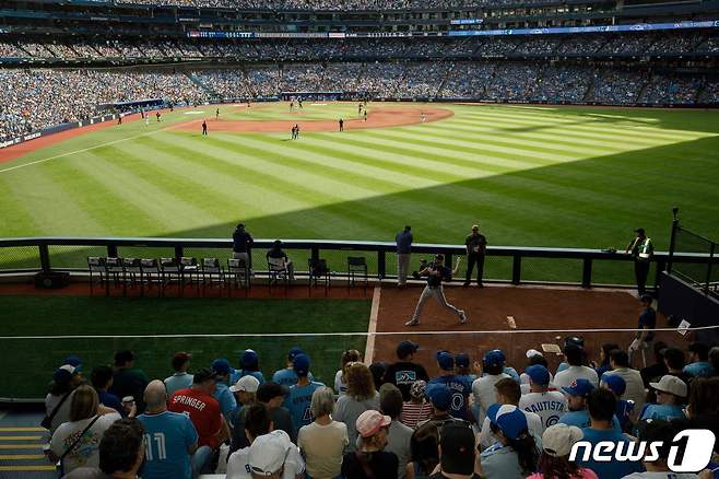 MLB 토론토의 홈 구장 로저스 센터. ⓒ AFP=뉴스1