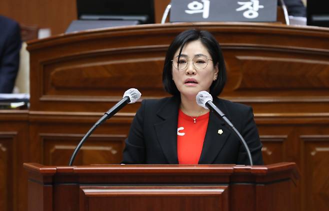 국민의힘 천서영 의원. 전주시의회 제공