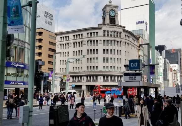일본 도쿄 긴자 번화가. 김태균 기자