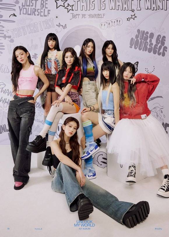 프로미스나인이 6월 5일 정규 1집 'Unlock My World'를 발매한다. 군통령으로 자리잡은 프로미스나인은 그간 MZ세대로 팬 스펙트럼을 넓혔고 이번 앨범을 통해 더 높이 도약할 전망이다. /플레디스 제공