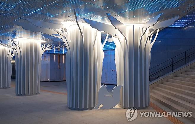 마곡나루역과 연결된 서울식물원 방향 지하연결통로 [서울시 제공·자료사진. 재판매 및 DB 금지]