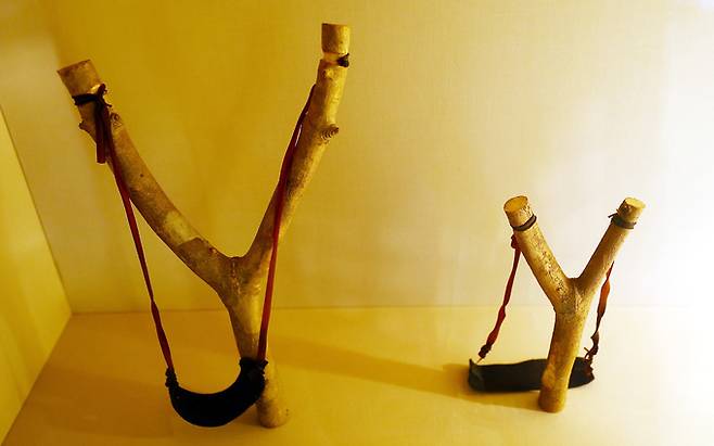 동네 장난꾸러기들의 상징이었던 새총들.